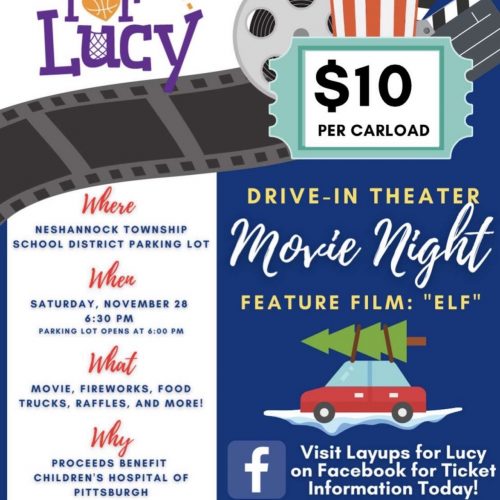 Layups for Lucy’s Drive-In Movie Night Upcoming on November 28